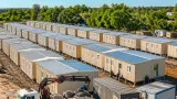 Santa Fe arma un centro con módulos habitacionales para familias ante una posible crecida del Paraná