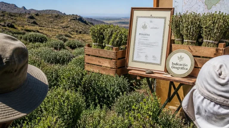 La peperina serrana obtiene Indicación Geográfica y se consolida como producto de origen del centro argentino