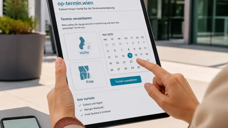 Wien startet digitale OP‑Plattform: Schnellere Termine für Hüft- und Kniegelenke