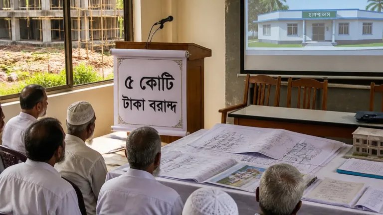 ঝালকাঠিতে ডায়াবেটিক হাসপাতালের উন্নয়নে পাঁচ কোটি টাকা বরাদ্দ ঘোষণা