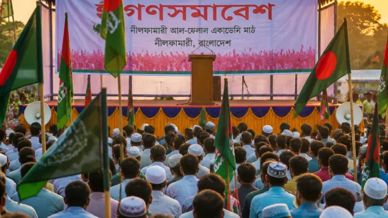 নীলফামারীতে জামায়াতের জেলা সম্মেলন: কেন্দ্রকে সমালোচনা, স্থানীয় সংগঠনে শক্তি জোগানোর নির্দেশ