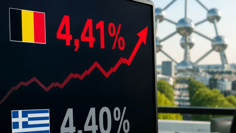 Le rendement des OBLIGATIONS belges à 10 ans dépasse celui de la Grèce pour la première fois depuis 2008