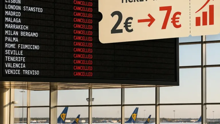 Ryanair supprime 20 lignes depuis la Belgique : Bruxelles visée après la hausse de la taxe aérienne