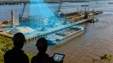 Antaq usa drones para fiscalizar obras portuárias e acompanhar investimentos em Porto Velho