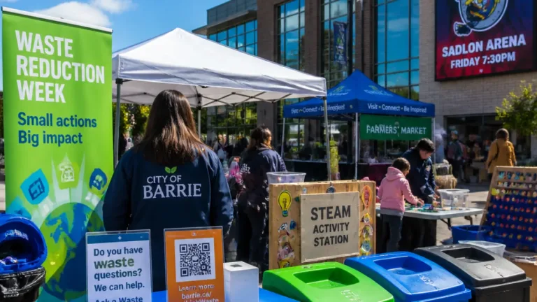 Barrie marks Waste Reduction Week with free workshops, expert Q&A and arena outreach