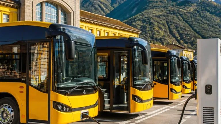 Giswil erhält zwei elektrische Postautos: Ladeinfrastruktur in Garage Grossteil erweitert