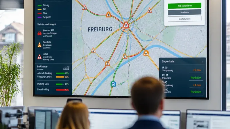 Neuer Live-Verkehrsticker liefert rund um die Uhr Infos zu A5, B31 und Rheintalbahn