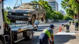 Vecinos de El Porvenir exigen retirar vehículos en desuso; Alcaldía dice que el traslado es temporal