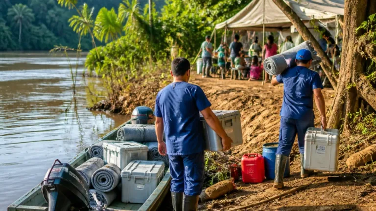 ICBF llevó atención integral a 72 niños indígenas y a madres en Puerto Pupuña, Vaupés