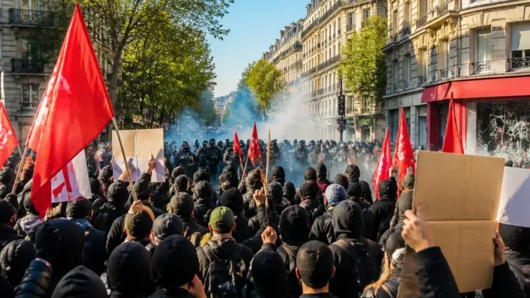 Protestas del 17 de octubre evidencian desgaste del macronismo y fragmentación política