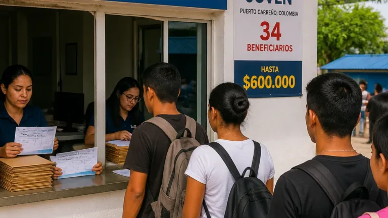 Prosperidad Social inicia pago del quinto ciclo de Renta Joven en Vichada: 34 beneficiarios recibirán hasta $600.000