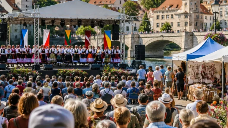 Písek připravuje oslavy 28. října u Kamenného mostu: hudba, běh i gulášové hody