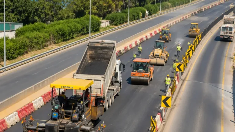 تيبازة تغلق مؤقتًا مقطعًا من الطريق السيار بين بواسماعيل وحدود الجزائر لأشغال رصف