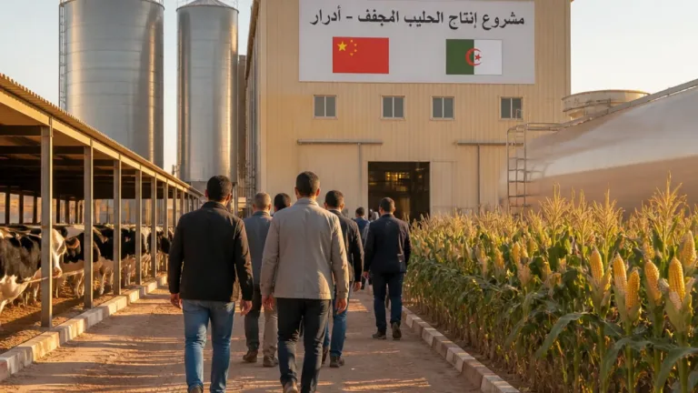 وزير الفلاحة يتفقد مشروع «بلدنا الجزائر» لإنتاج الحليب المجفف بأدرار