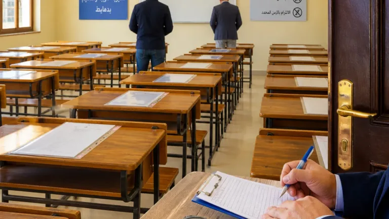 وكيل تعليم دمياط يتفقد امتحانات أكتوبر ويشدد على ضمان بيئة امتحانية منضبطة