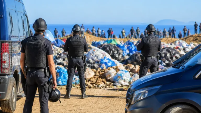 Desalojan asentamientos en Ceuta: 500 migrantes localizados y retirada masiva de residuos