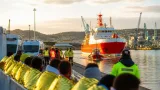 Σητεία: Η φρεγάτα «ΝΑΒΑΡΙΝΟΝ» στο λιμάνι — ανοιχτή για επισκέψεις ενώ υπηρετεί στην επιχείρηση IRINI