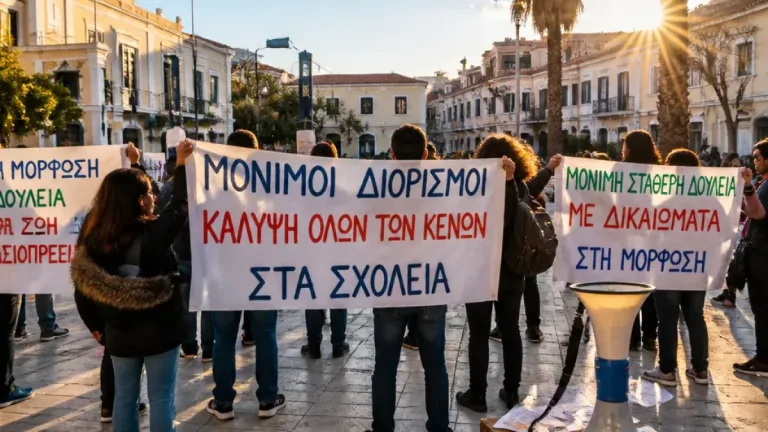 ΕΛΜΕ Λασιθίου: Κατά μέτωπο κινητοποίηση την Τετάρτη για μόνιμους διορισμούς και βελτίωση συνθηκών