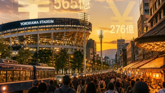 横浜DeNAの日本一で最大565億円の経済波及、県内は276億円と試算