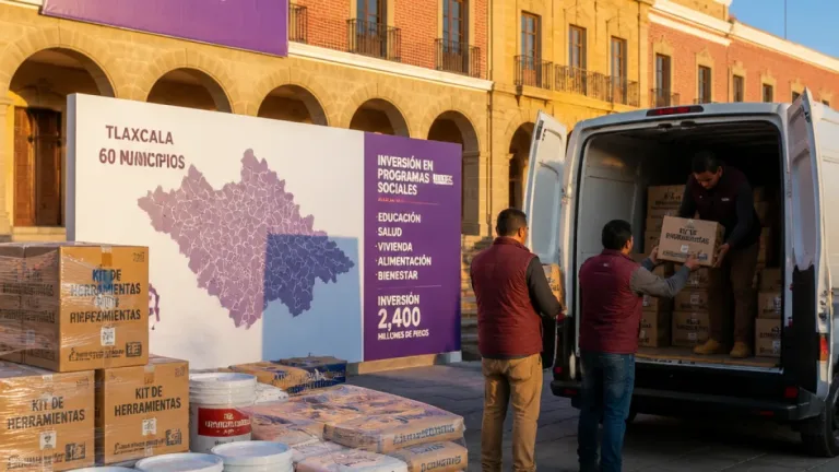 Gobierno de Tlaxcala reporta 2,312 mdp para programas sociales en 2022-2026
