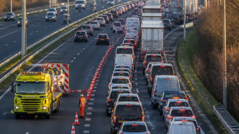 Grote vertragingen richting Amsterdam door ongeluk op A9; meerdere wegen dicht of vast