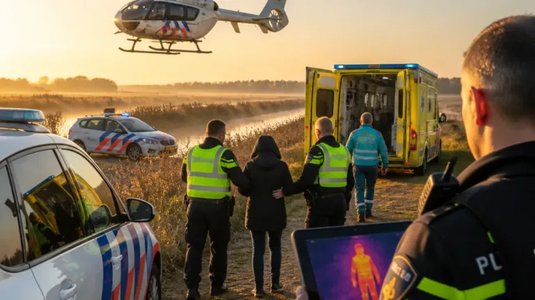 Meisje (13) uit Emmeloord na uren zoeken met helikopter teruggevonden