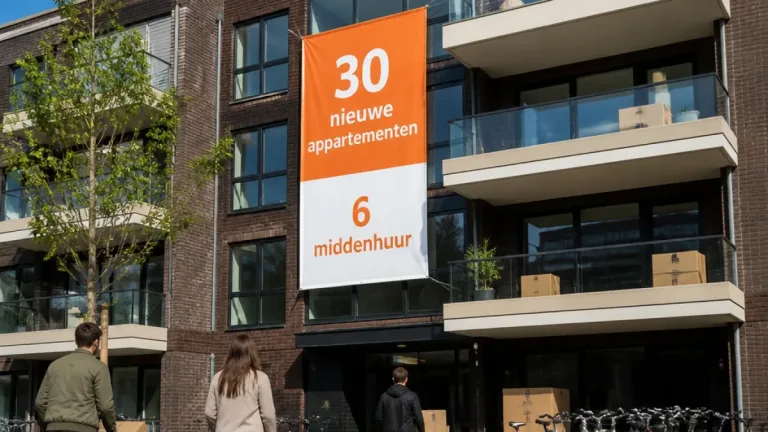 Nijkerk krijgt 30 nieuwe appartementen, waaronder 6 middeldure huurwoningen