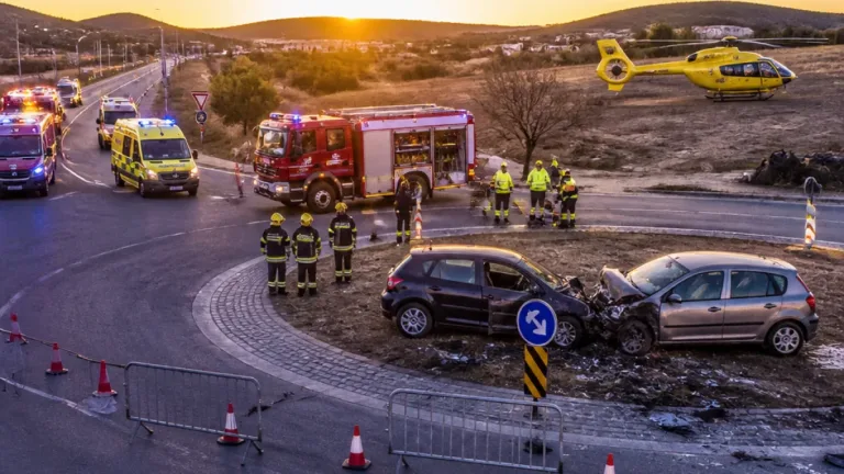 Colisão em Eixes faz dois feridos graves e corta trânsito na variante de Mirandela