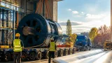 Reșița: UCMH livrează ultimul butuc rotor pentru recondiționarea grupului HA4 la Porțile de Fier I