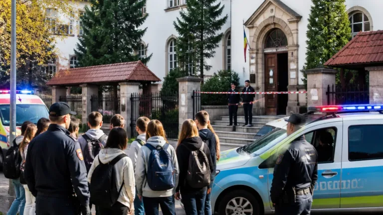 Alertă cu bombă la Liceul „Báthory István” din Cluj-Napoca; elevii evacuați, amenințarea infirmată