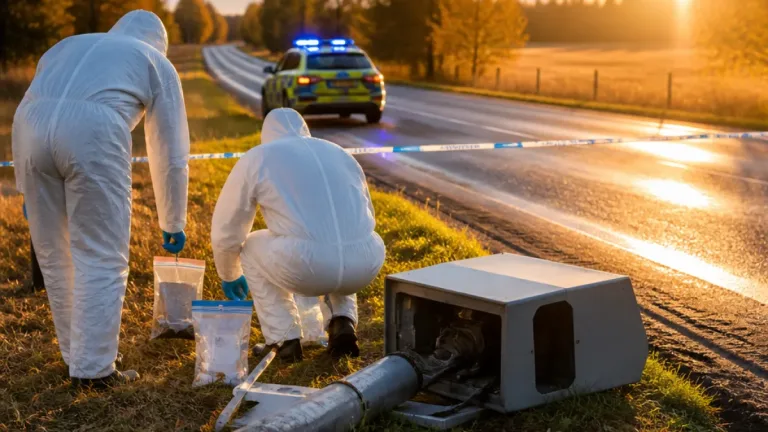 Fartkamera vandaliserad och stulen vid Furuvik – polisen varnar för fler attacker