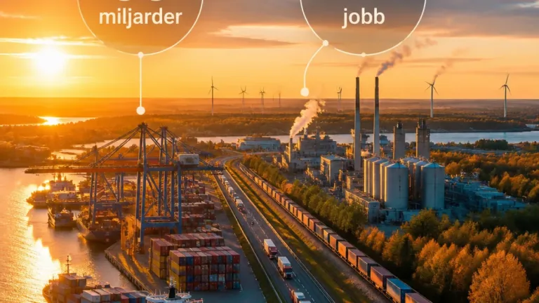 Var femte jobb i Södermanland hänger på exporten — 27 000 arbetstillfällen påverkas