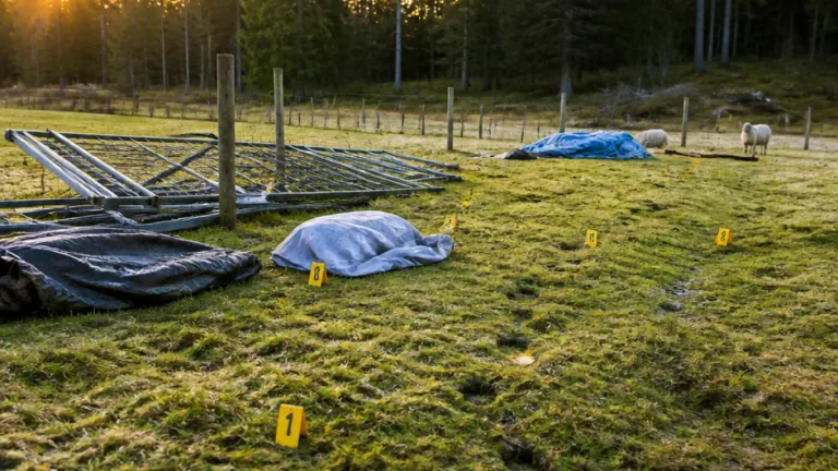 Vargar dök upp mitt under inspektion efter fårattack i Gnosjö kommun