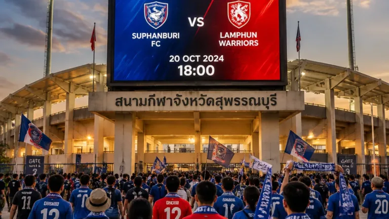 ลำพูน วอริเออร์ บุกสุพรรณบุรี ศึกช้าง เอฟเอ คัพ รอบ 64 ทีม นัดชี้ชะตาเมื่อ 20 ต.ค.