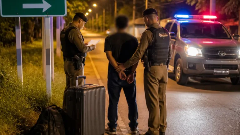 ตำรวจ สภ.โคกสูงช่วยหนุ่มไอทีจากนนทบุรี พ่วงแบตรถให้สตาร์ตกลับบ้านปลอดภัย