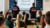 Bilecik'te jandarmadan öğrencilere güvenli internet ve suçtan korunma eğitimi