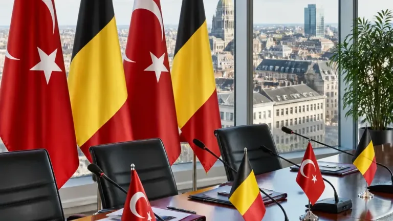 Türkiye ile Belçika bakanları Brüksel'de güvenlik ve adli iş birliğini görüşüyor