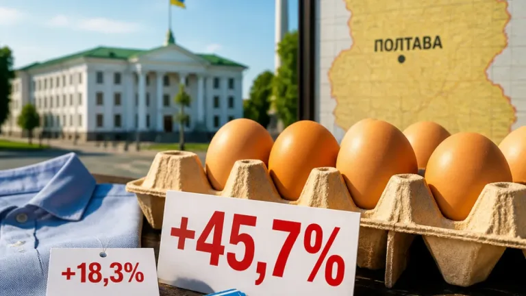 Полтава: у вересні споживчі ціни зросли на 2,7% — що подорожчало найбільше