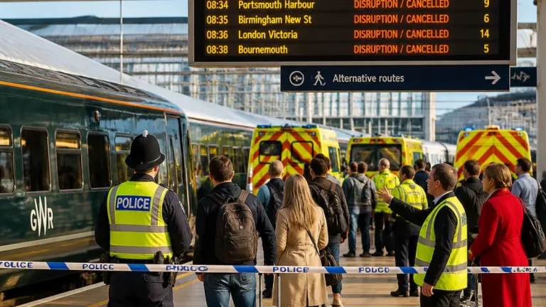 London commuters face chaos as police incident closes lines out of Waterloo