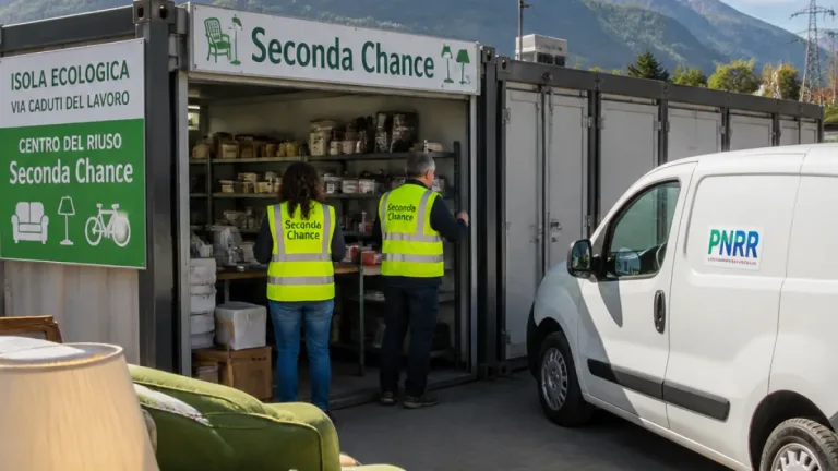 Aosta: apre 'Seconda Chance', centro del riuso finanziato con fondi PNRR