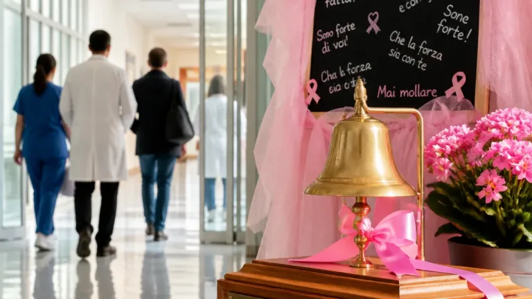 Perugia: inaugurata alla Breast Unit la "Campanella del traguardo" per le pazienti oncologiche