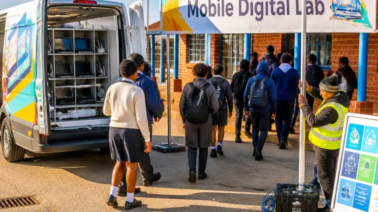 Mobile digital lab to reach more than 800 learners as EC pushes to close digital divide
