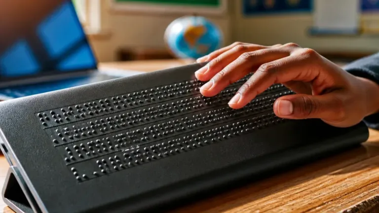 New multi-line braille display promises to speed access to digital text for blind users
