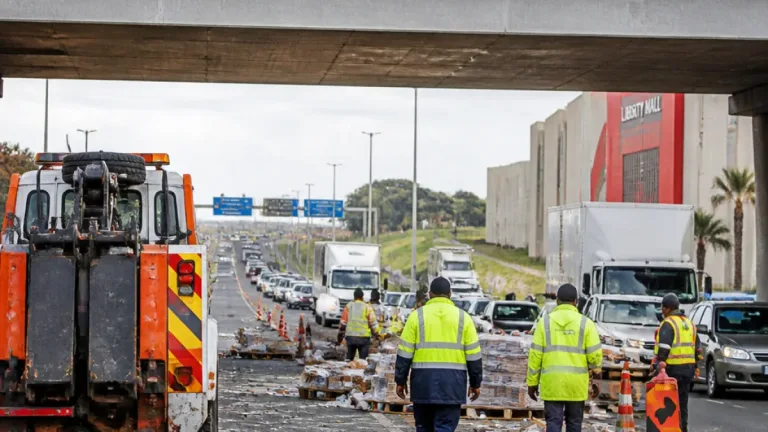 Truck spill and long-running contraflow on N3 disrupt travel between PMB and Durban