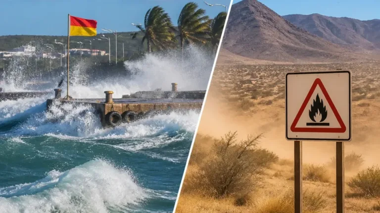 SAWS issues Yellow Level 2 warnings for damaging winds, waves and high fire danger